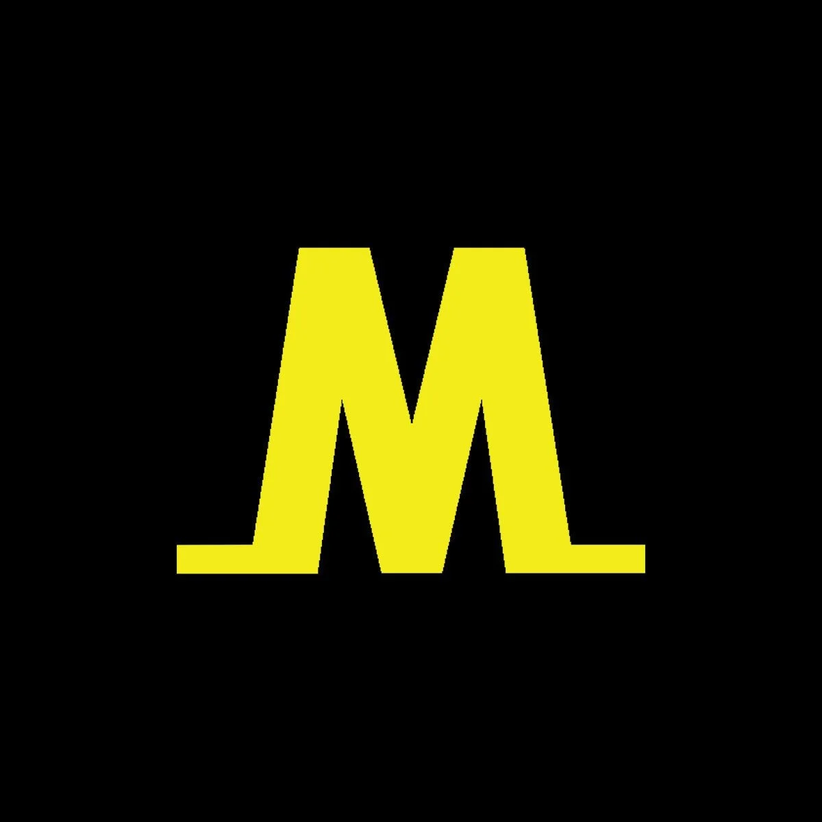 ★MUCENT★ Mobius Lettering Nagrang Color Block Man to Man U Lego Man Lego Guy Lego Boy Neon Sign